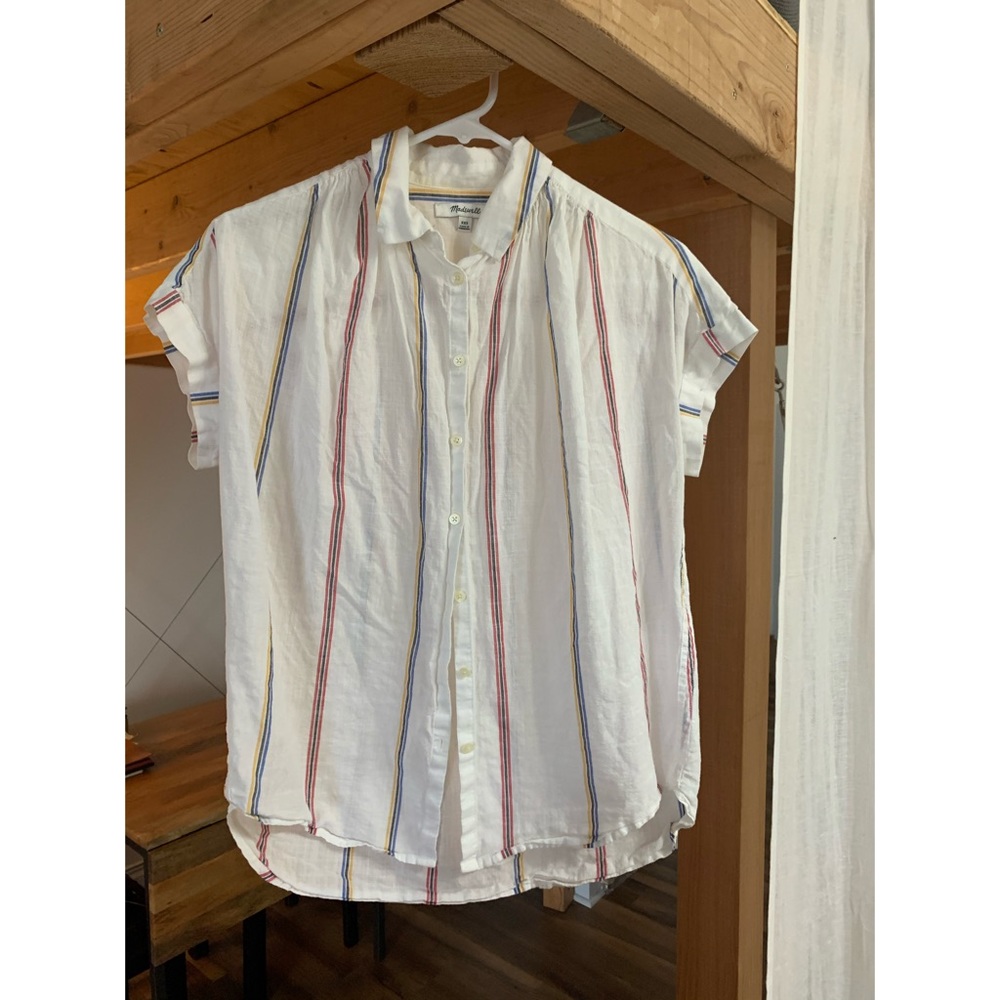 Madewell Central Shirt in multicolor stripe